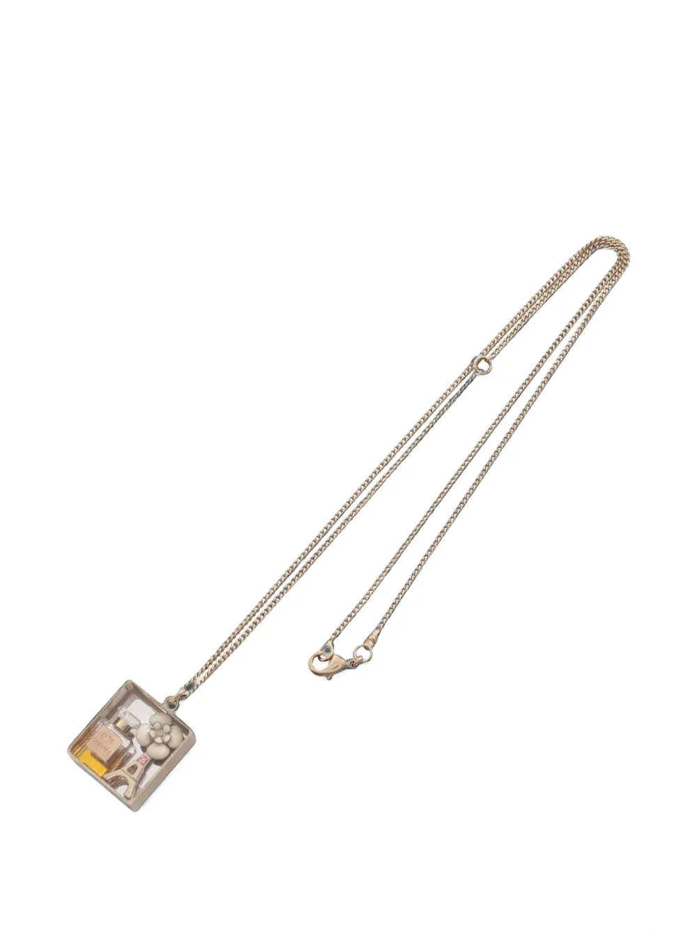 CHANEL Pre-Owned No. 5 Camellia necklace - Oro