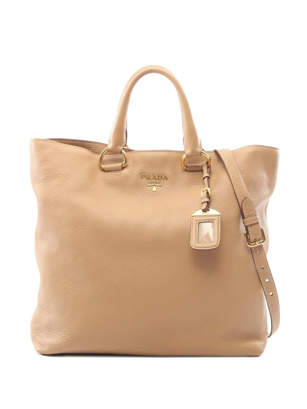 Prada Pre-Owned 2000s Vitello Daino tote bag - Toni neutri