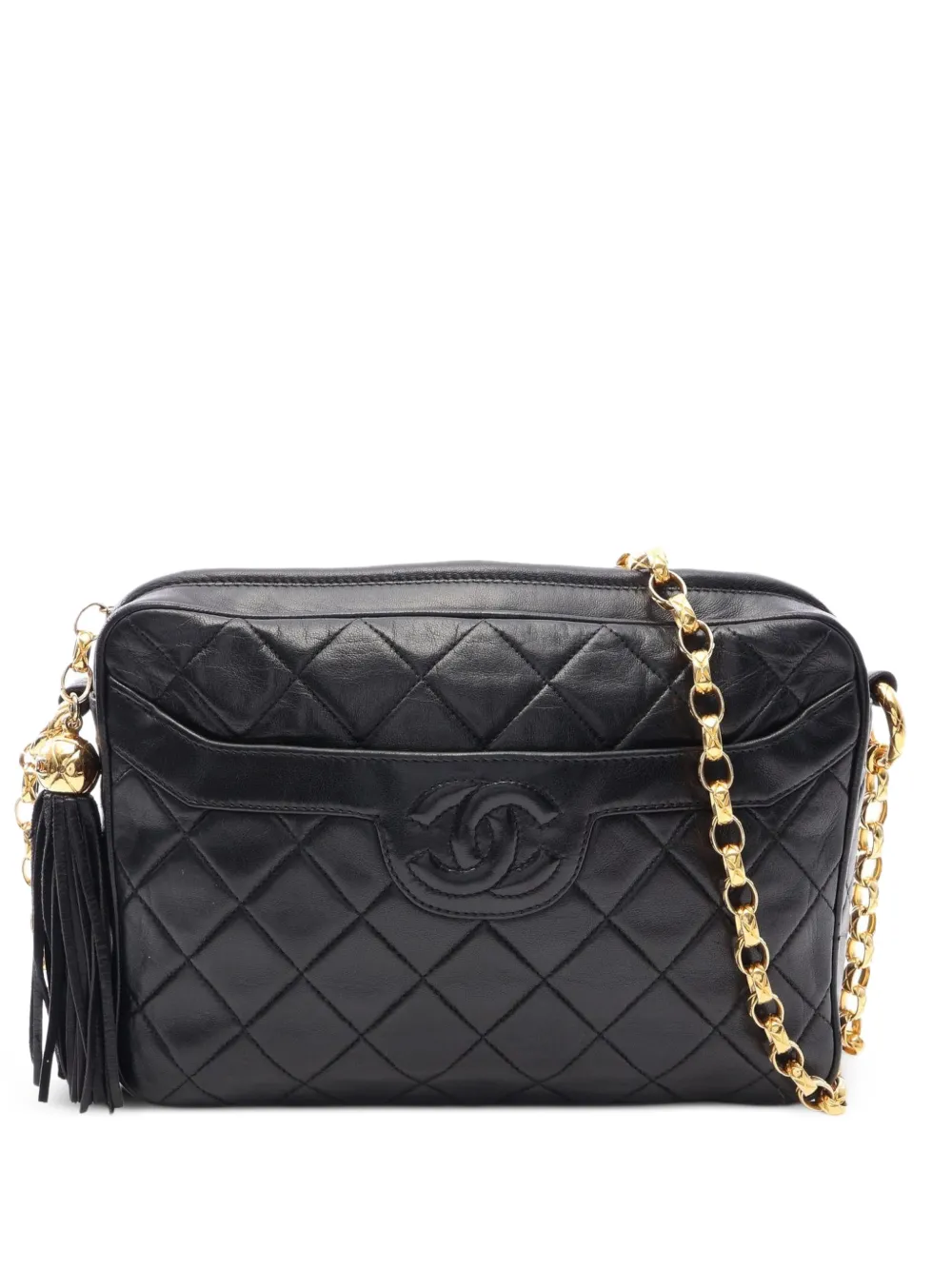 CHANEL Pre-Owned 1989-1991 Matelassé shoulder bag - Nero