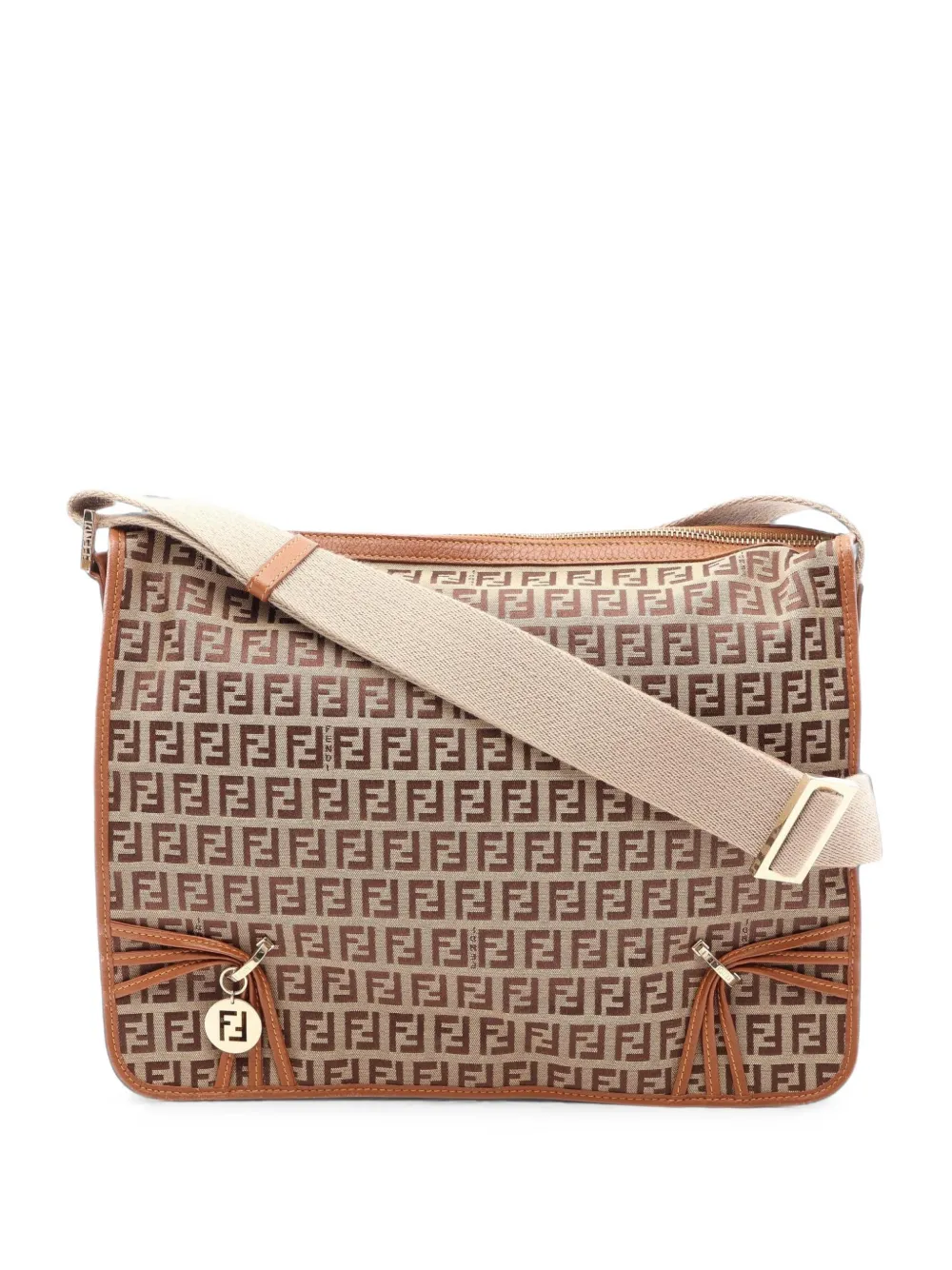 Fendi Pre-Owned Borsa a spalla con motivo Zucchino anni 2000 - Toni neutri
