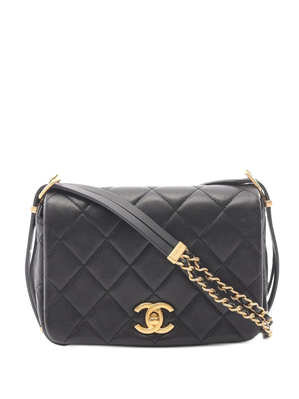 CHANEL Pre-Owned 2021 quilted leather shoulder bag - Nero