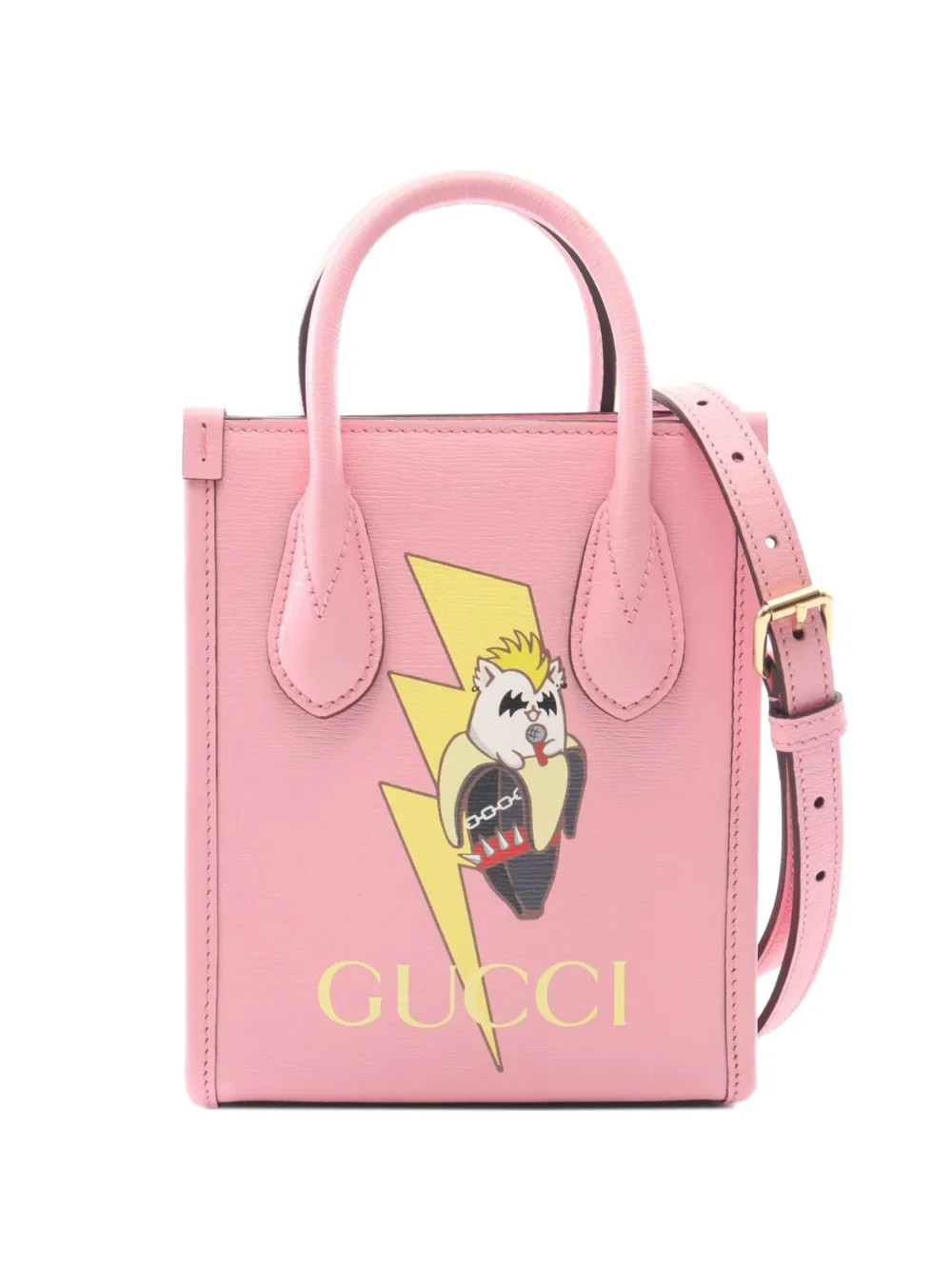 Gucci Pre-Owned x Banana 2010s logo-print two-way mini bag - Rosa