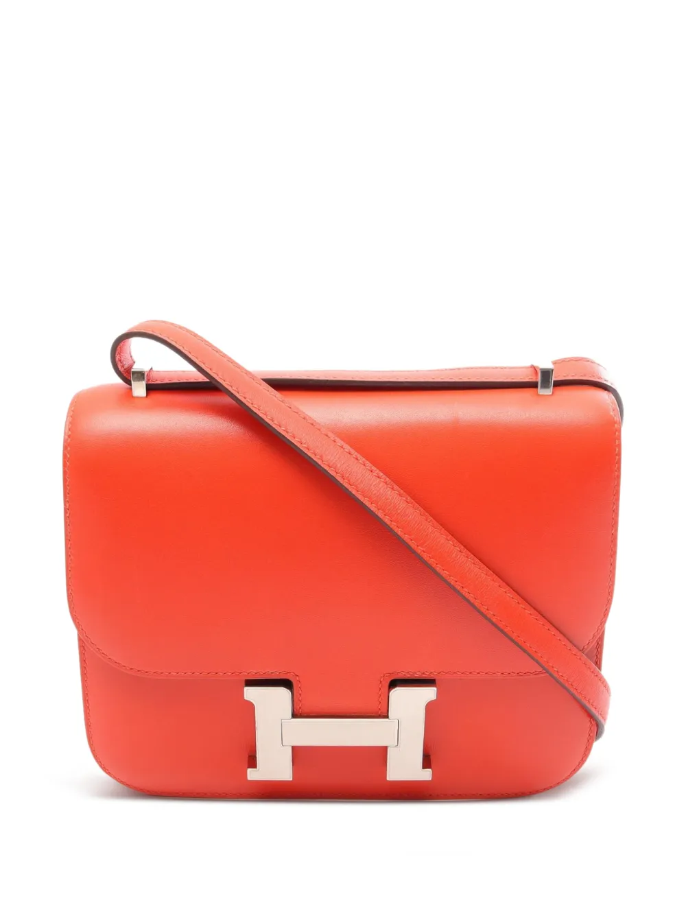 Hermès Pre-Owned 2017 mini Constance crossbody bag - Arancione