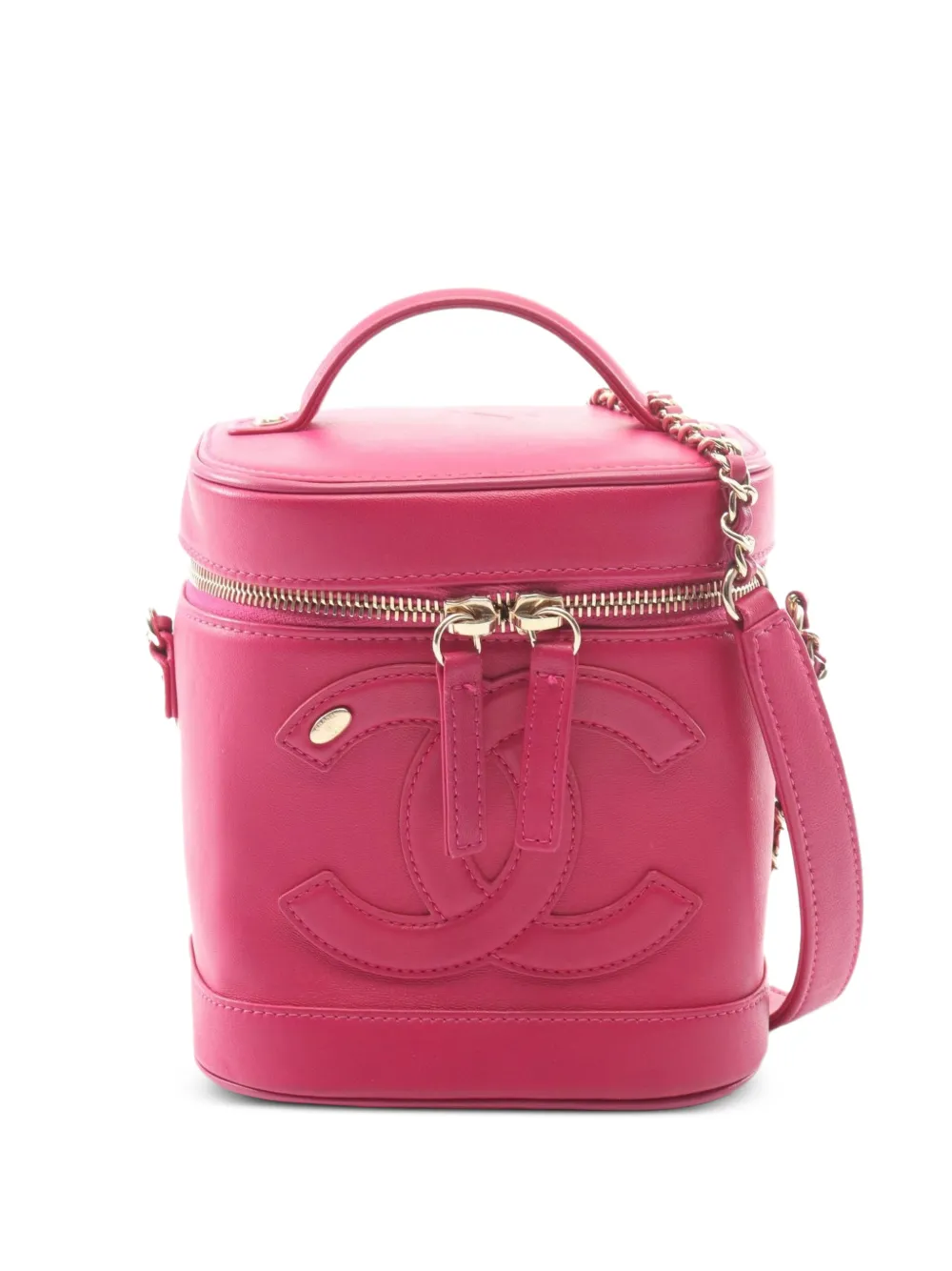 CHANEL Pre-Owned 2019 Coco Mark Vanity two-way handbag - Rosa