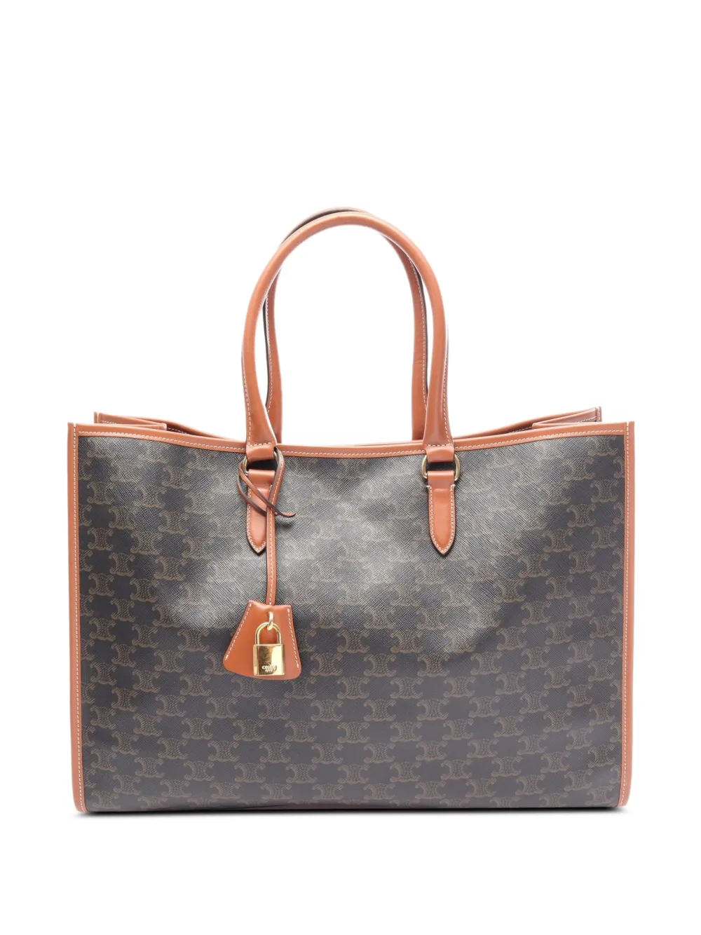 Celine Pre-Owned 2010s Horizontal Cabas Triomphe tote bag - Marrone