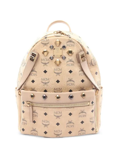 MCM Pre-Owned 2000s Stark Visetos Rucksack mit Nieten