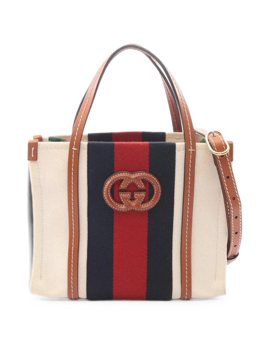 Gucci Pre-Owned 2010s Interlocking G tote bag - Toni neutri