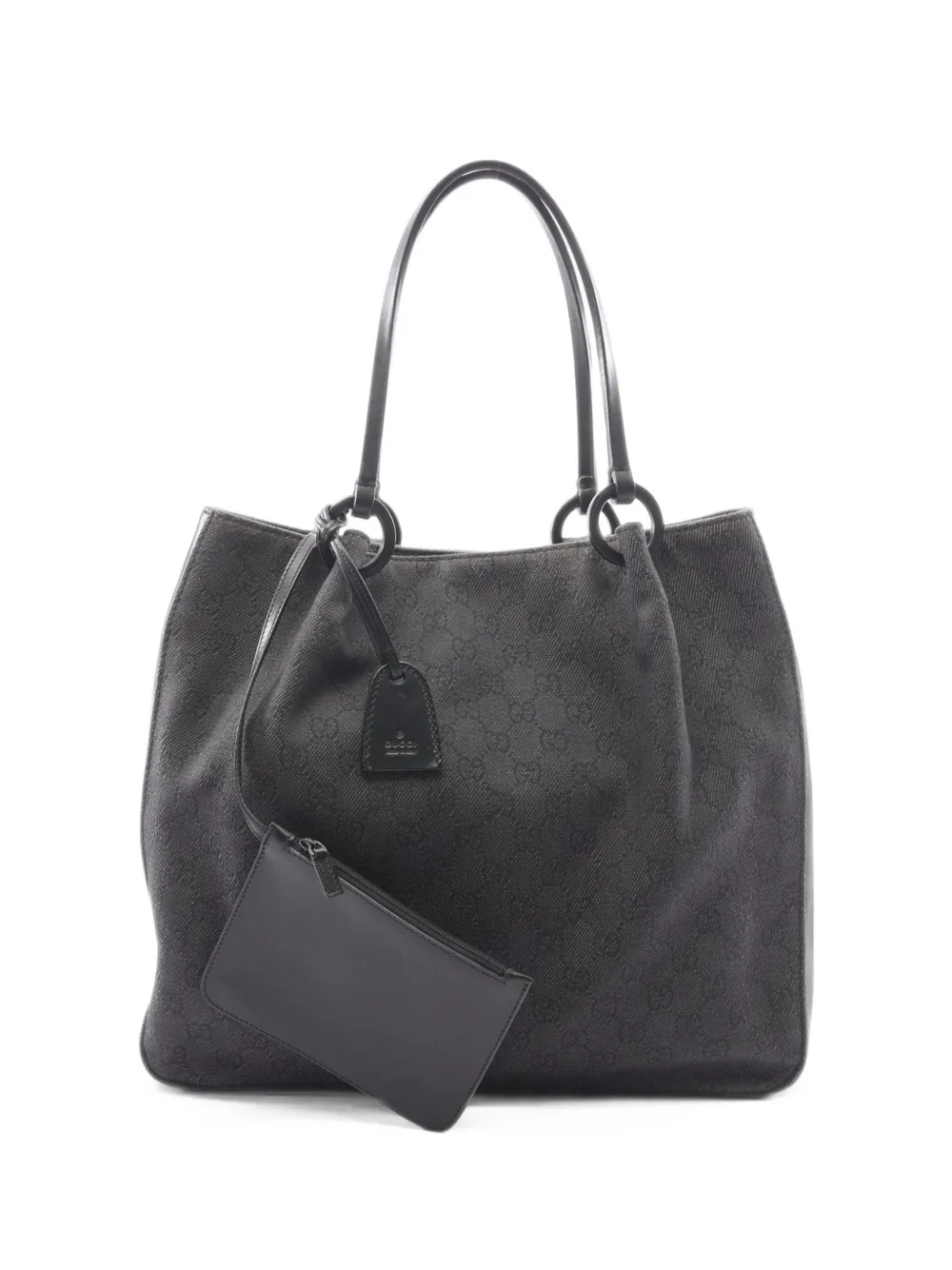 Gucci Pre-Owned 2000s Tote Bag mit GG-Muster - Schwarz