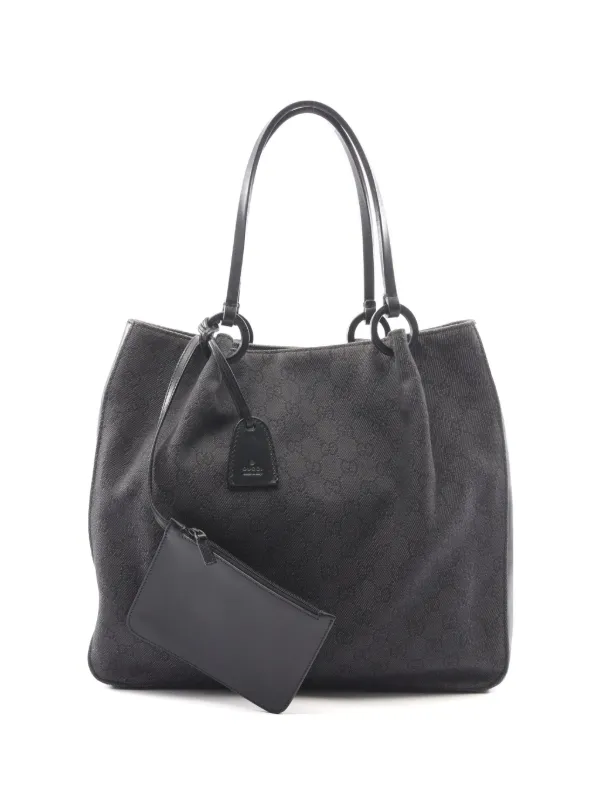 Gucci Pre-Owned 2000s GGパターン ハンドバッグ | ブラック | FARFETCH JP