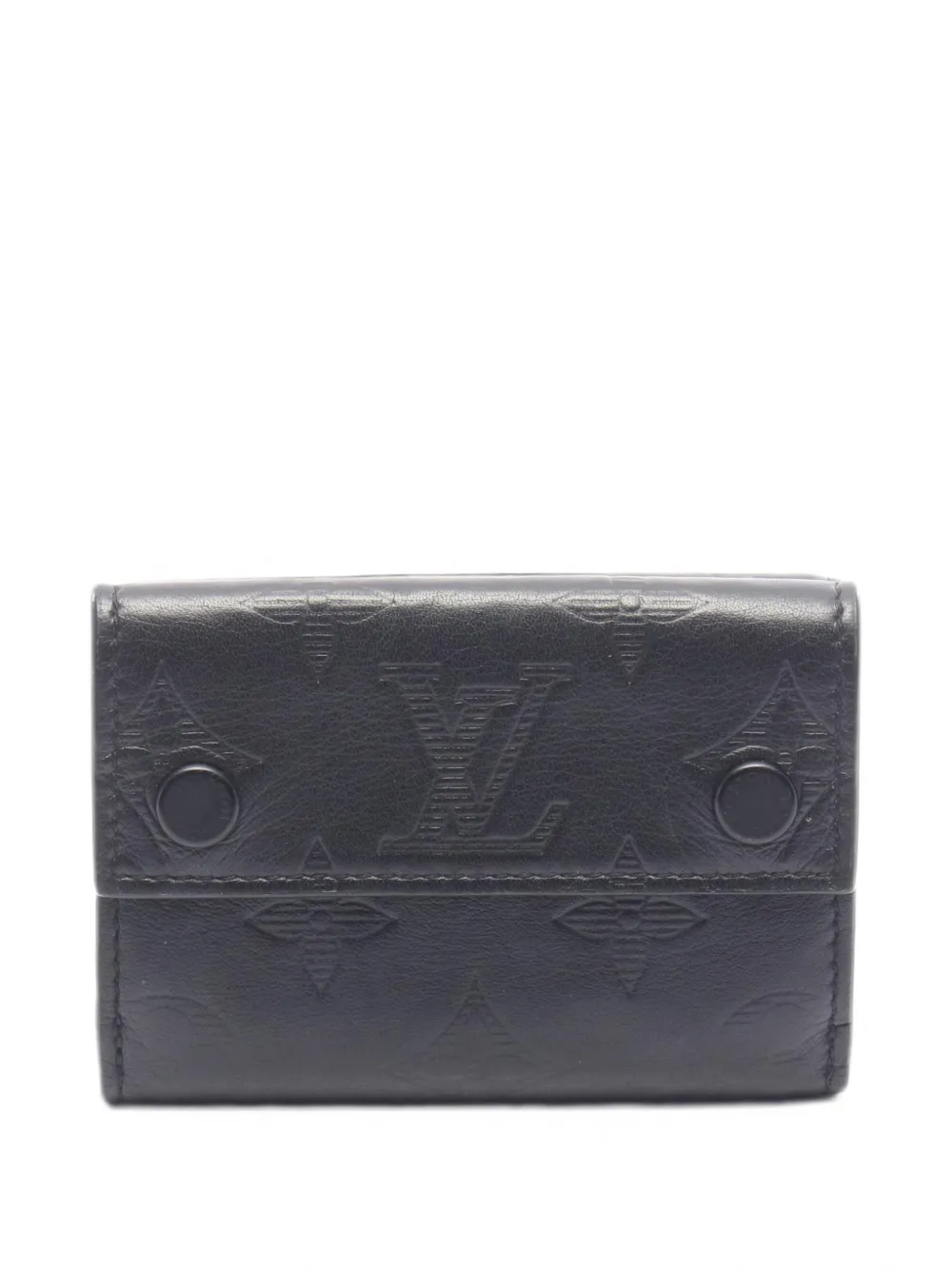Louis Vuitton Pre-Owned 2021 Discovery Compact Monogram Shadow wallet - Nero