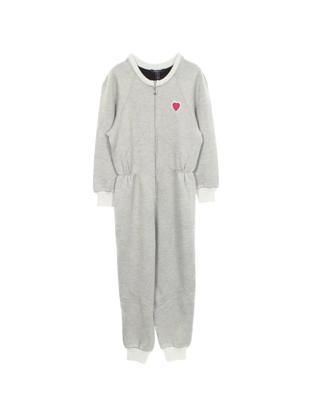 Louis Vuitton Pre-Owned 2010s heart-patch jumpsuit - Grigio