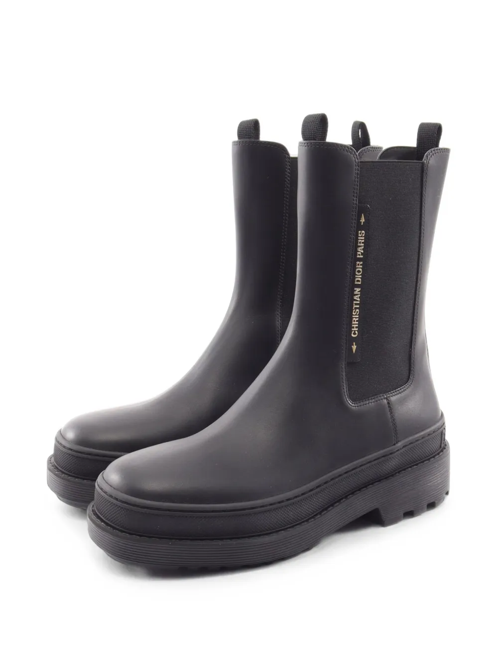 Christian Dior Pre-Owned Dior Trial side-gore chelsea boots - Schwarz