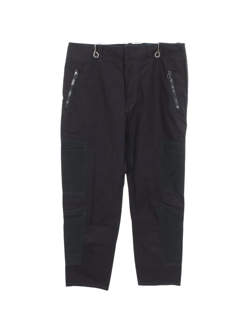 Louis Vuitton Pre-Owned 2010s LV logo cargo pants - Blau