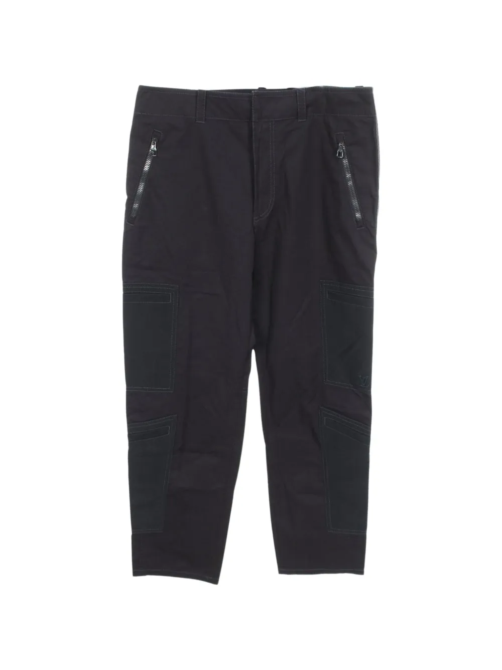 Louis Vuitton Pre-Owned pantalon cargo à logo LV (années 2010) - Bleu