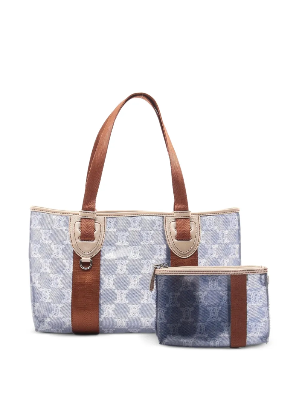 Celine Pre-Owned Borsa tote Macadam anni 2010 - Blu