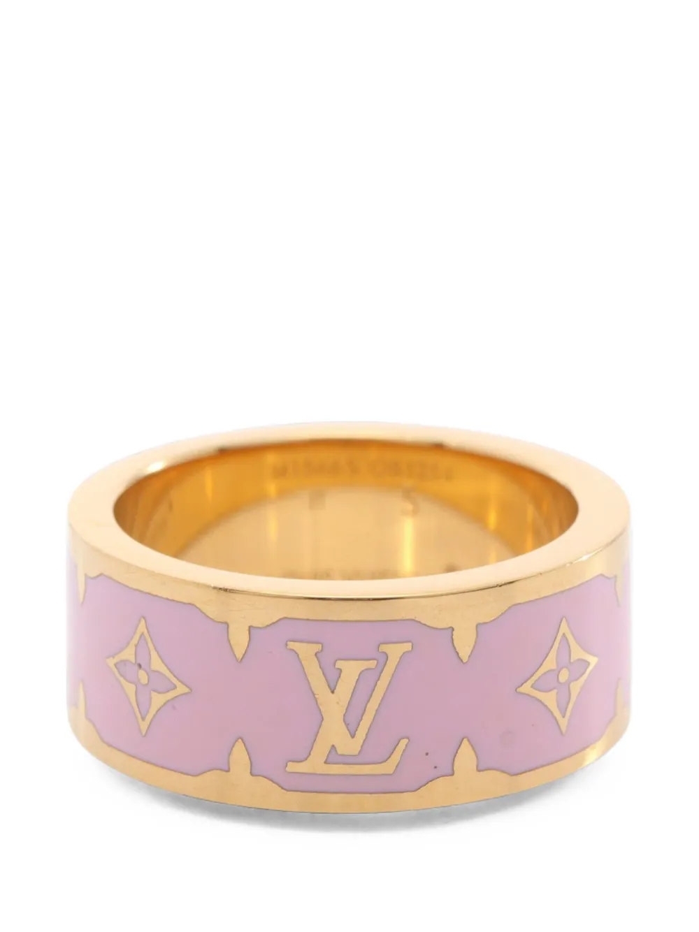 Louis Vuitton Pre-Owned Monogram-motif ring - Oro