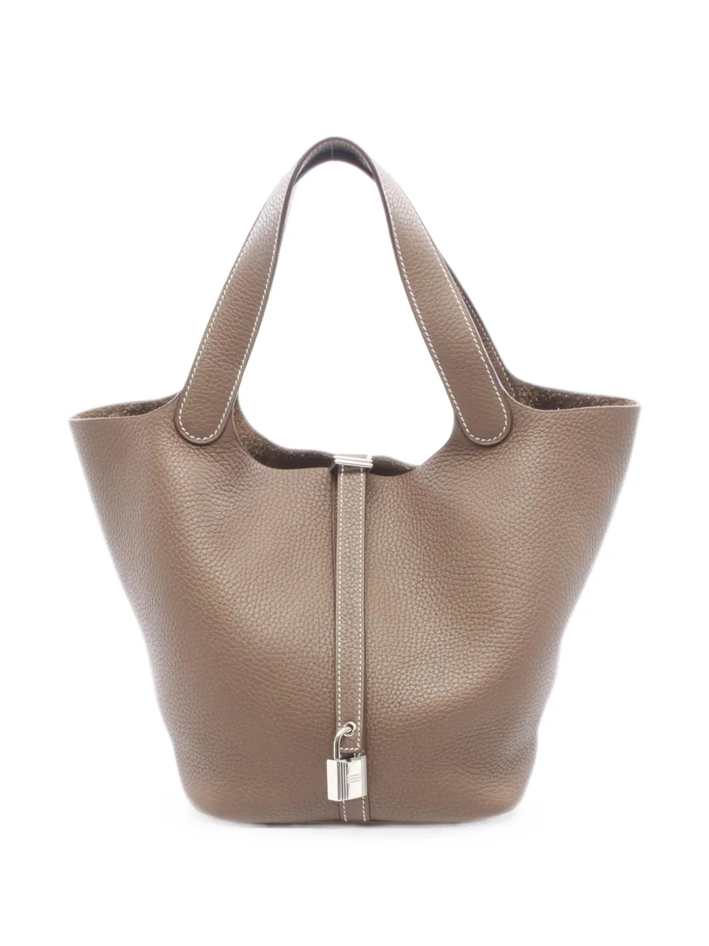 Hermès Pre-Owned 2021 MM Picotin Lock tote bag - Braun