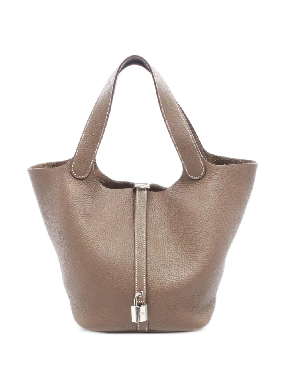 Hermès Pre-Owned 2021 MM Picotin Lock tote bag - Marrone