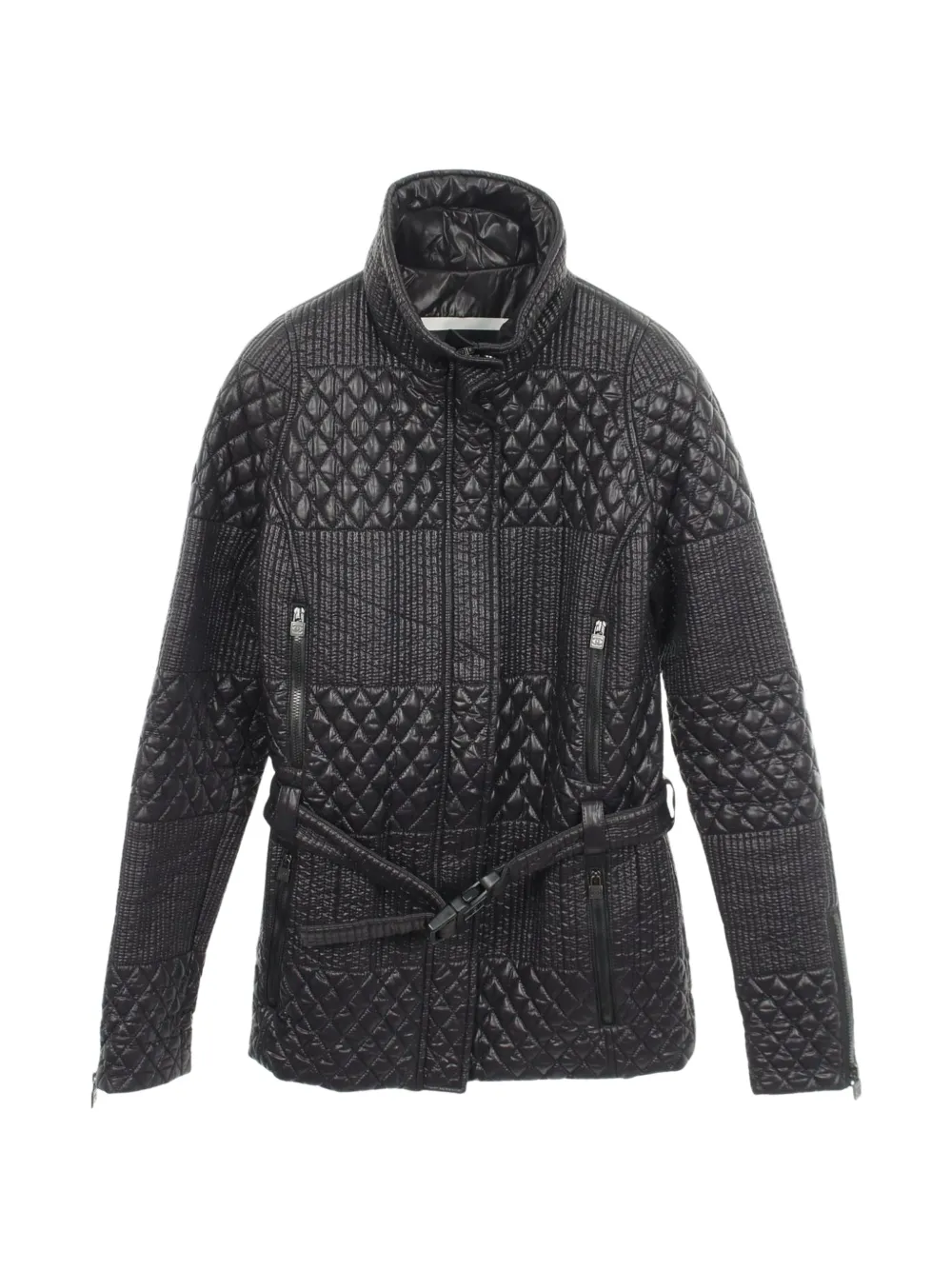 CHANEL Pre-Owned Cappotto monopetto trapuntato 1986-1988 - Nero