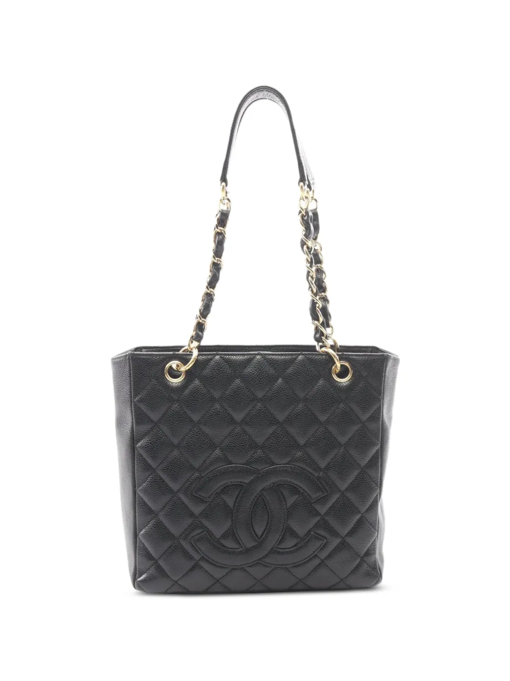 CHANEL Pre-Owned 2008-2009 petite Shopping matelassé tote bag - Nero