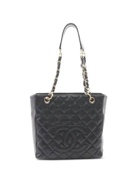 CHANEL Pre-Owned 2008-2009 petite Shopping matelassé tote bag