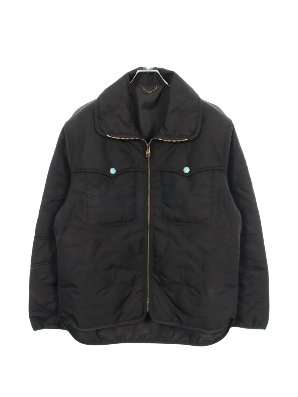 Louis Vuitton Pre-Owned 2020s quilted overshirt jacket - Schwarz