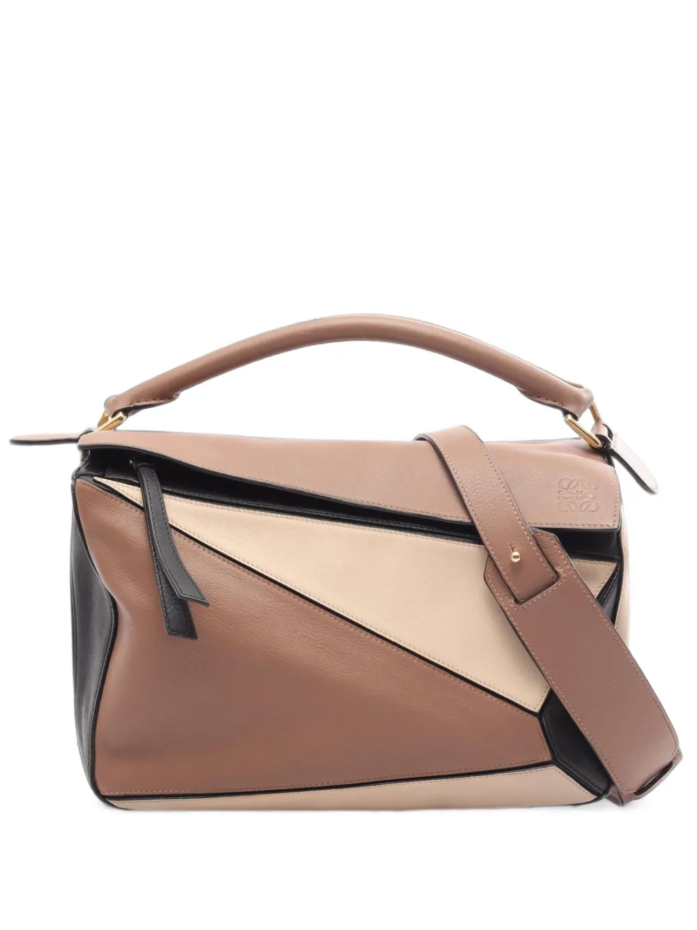 Loewe Pre-Owned 2000s medium Puzzle crossbody bag - Marrone