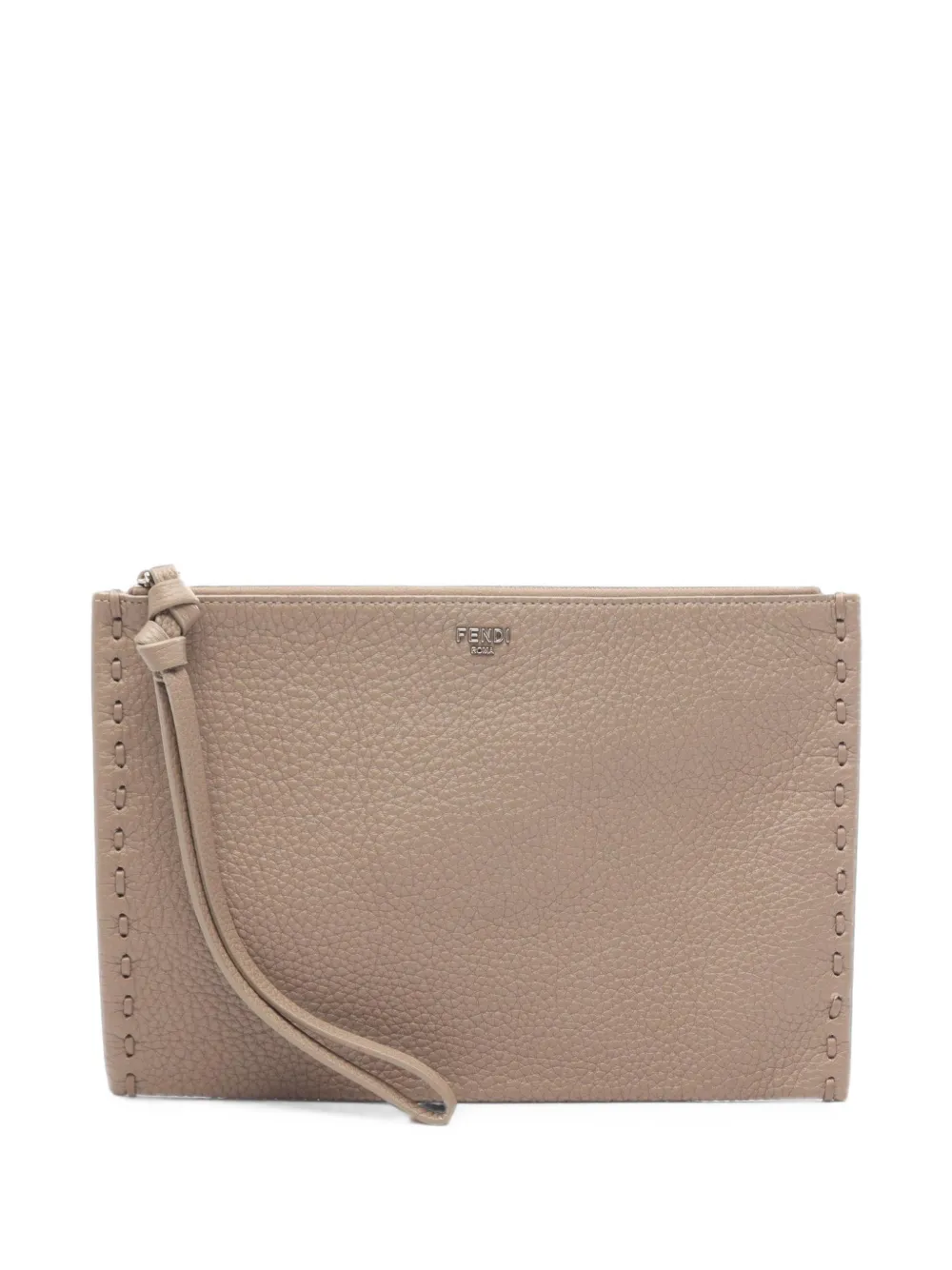Fendi Pre-Owned 2010s Selleria clutch bag - Toni neutri