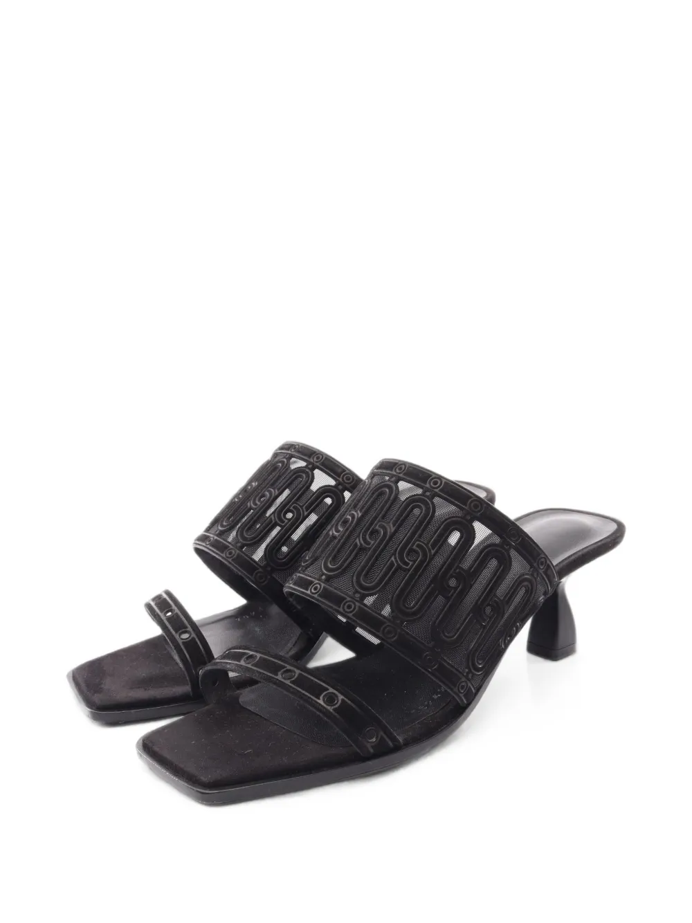 Hermès Pre-Owned 2010s Gioia heeled sandals - Schwarz