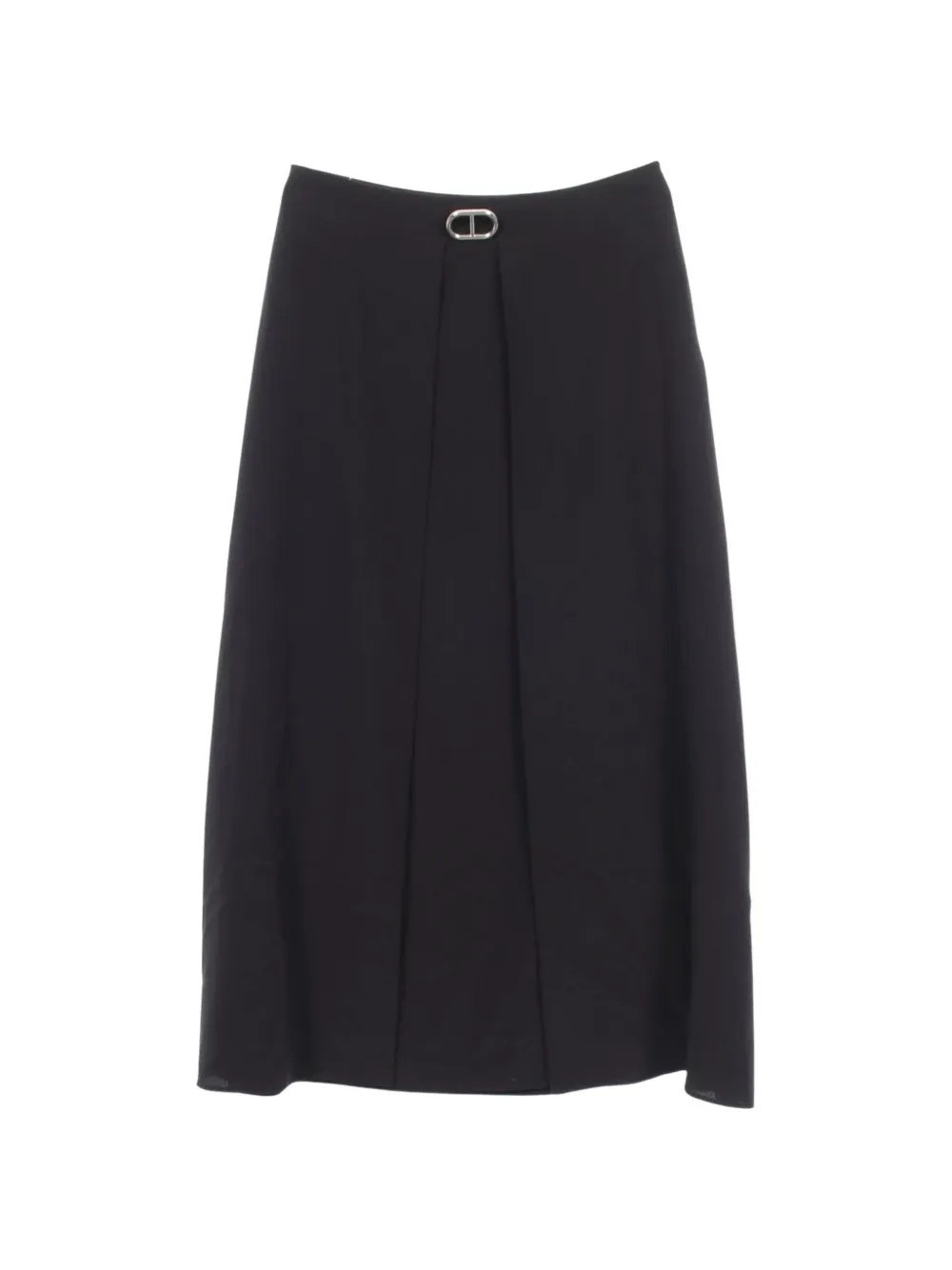Hermès Pre-Owned 2010s Chaine d'Ancre A-line midi skirt - Schwarz