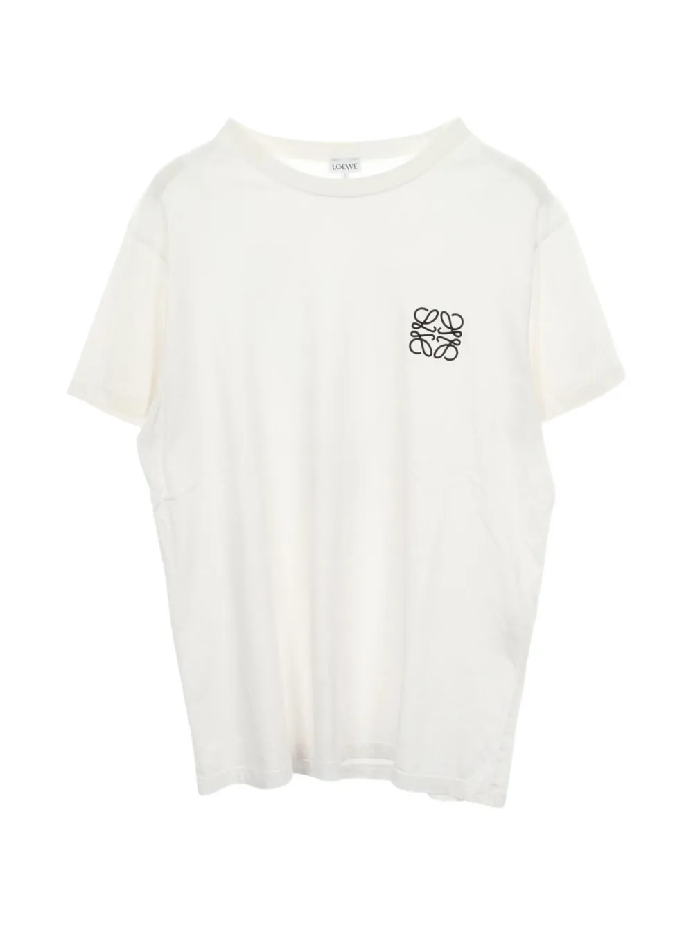 Loewe Pre-Owned 2010s Anagram-embroidered T-shirt - Weiß