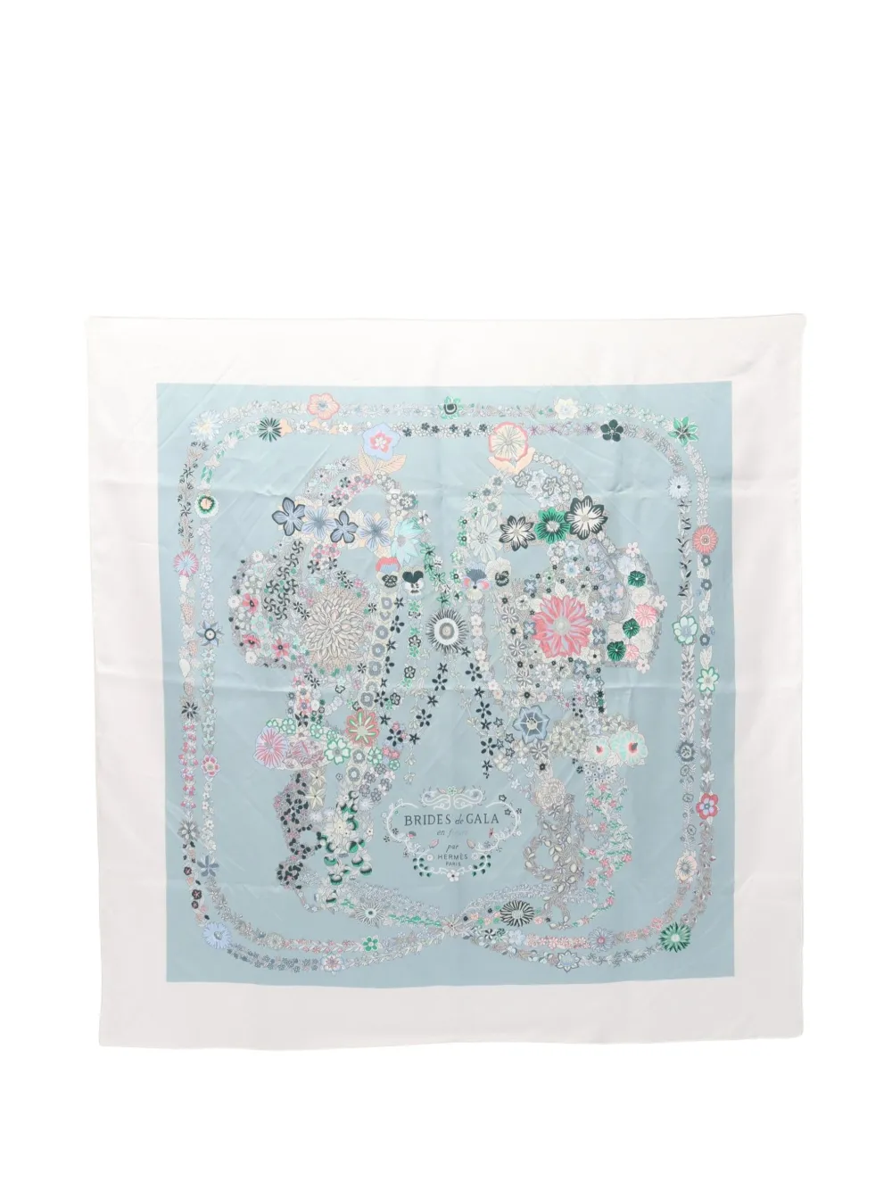 Hermès Pre-Owned Foulard Brides de Gala 2000 - Blu