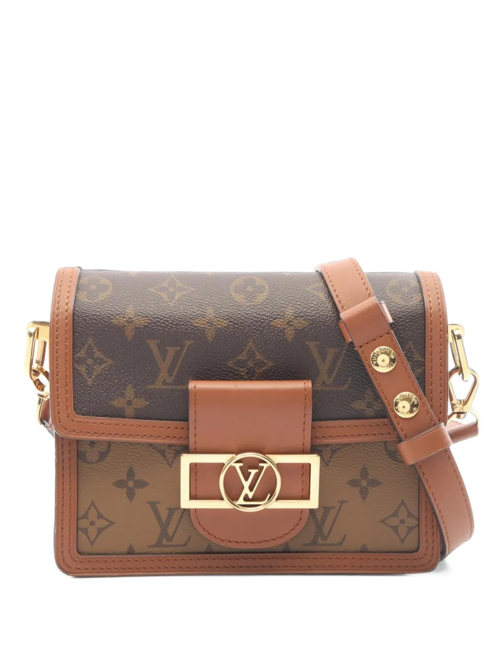 Louis Vuitton Pre-Owned 2020 mini Dauphine Monogram shoulder bag - Braun