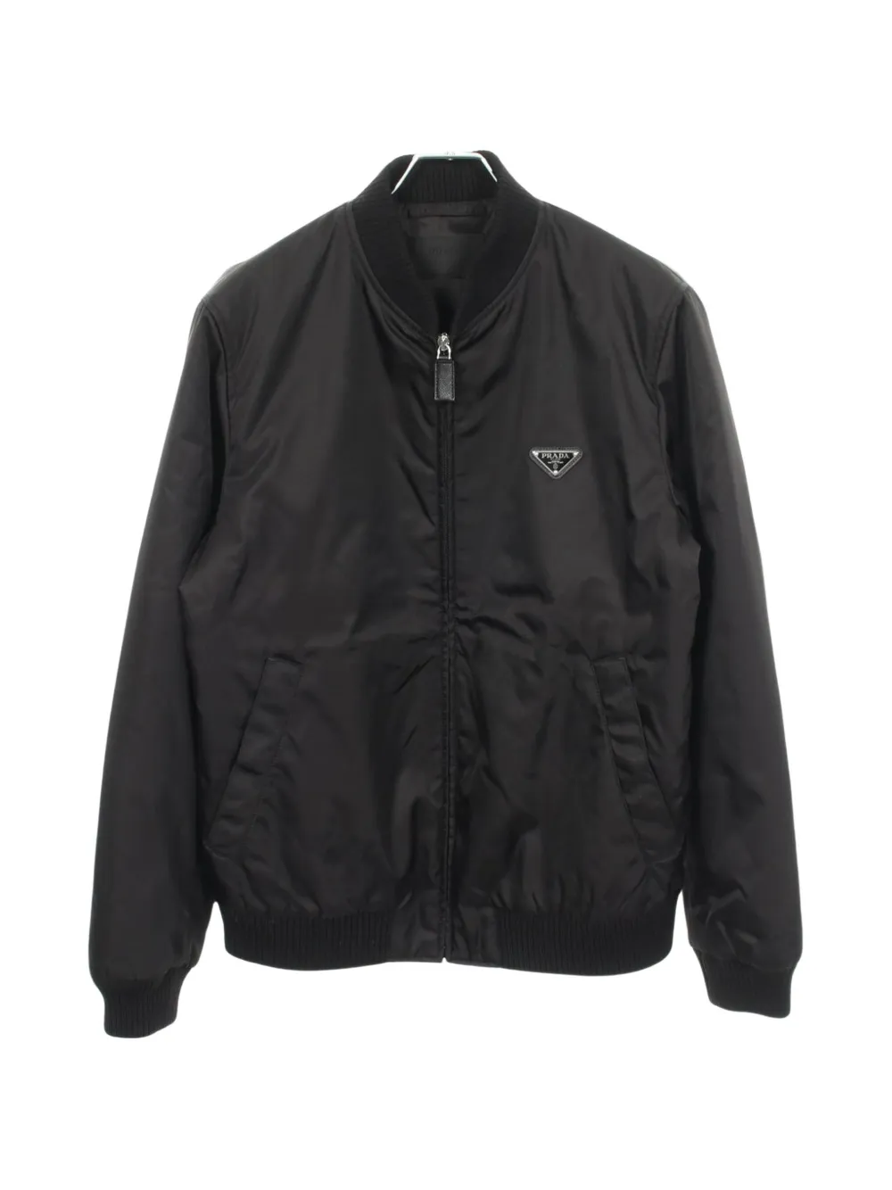 Prada Pre-Owned 2010s Re-Nylon bomber jacket - Schwarz