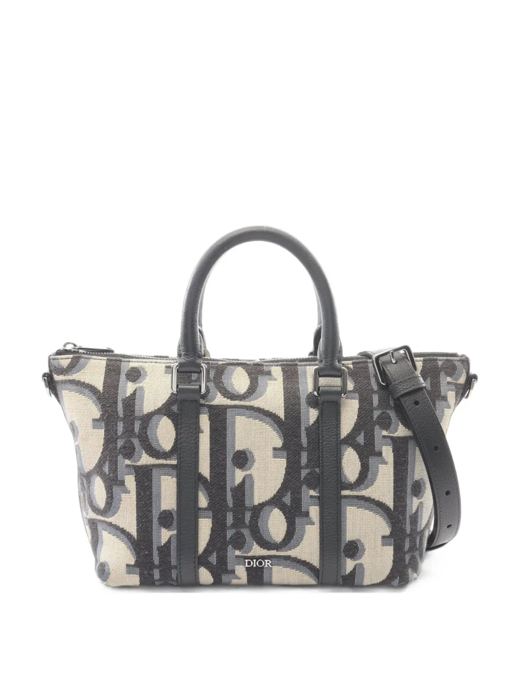 Christian Dior Pre-Owned 2000s 25 Weekender Maxi Oblique two-way handbag - Toni neutri