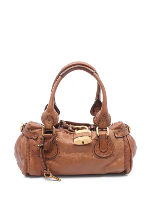 Chloé Pre-Owned 2010s Paddington padlock tote bag