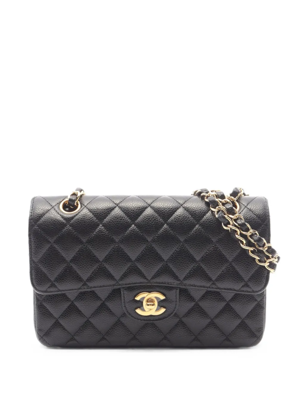 CHANEL Pre-Owned CC-loho Matelassé leather shoulder bag - Nero