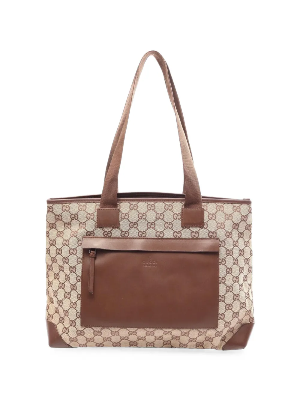 Gucci Pre-Owned 2000s GG Tote Bag aus Canvas - Nude