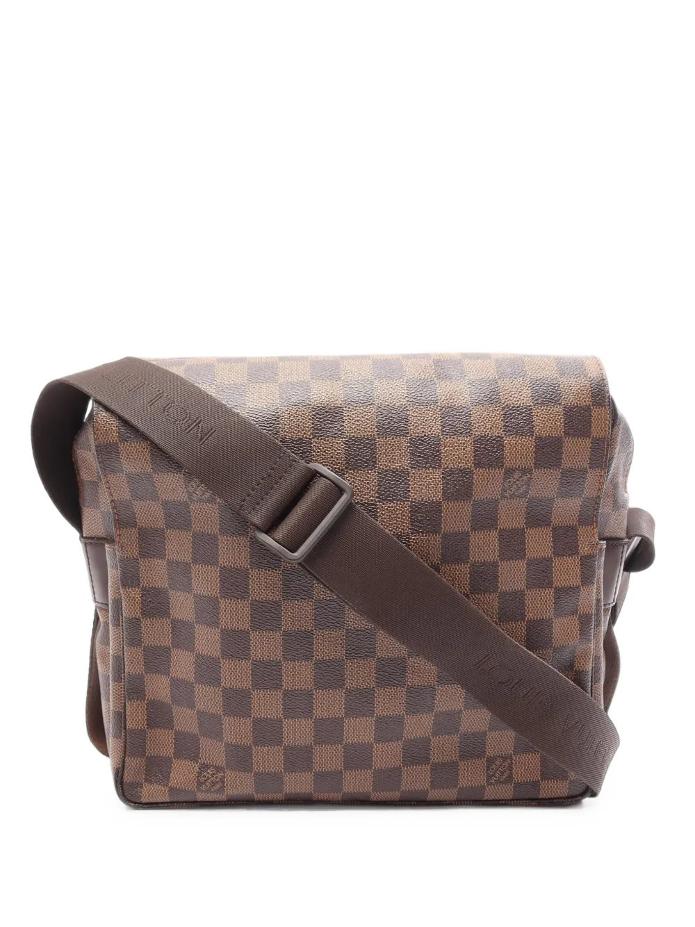 Louis Vuitton Pre-Owned Borsa a spalla Naviglio in tela Damier Ébène 2005 - Marrone