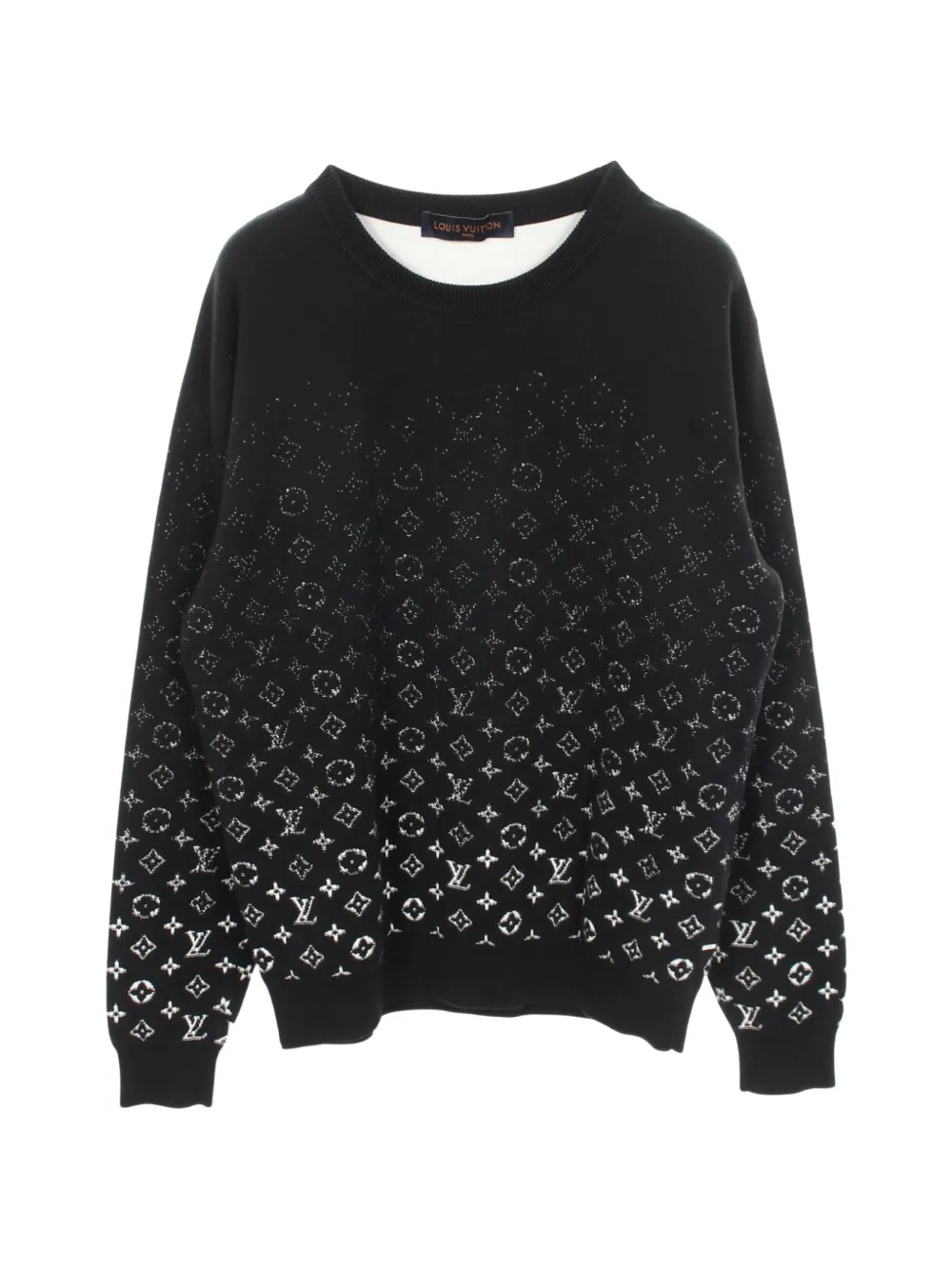 Louis Vuitton Pre-Owned 2000s Monogram gradient sweater - Nero