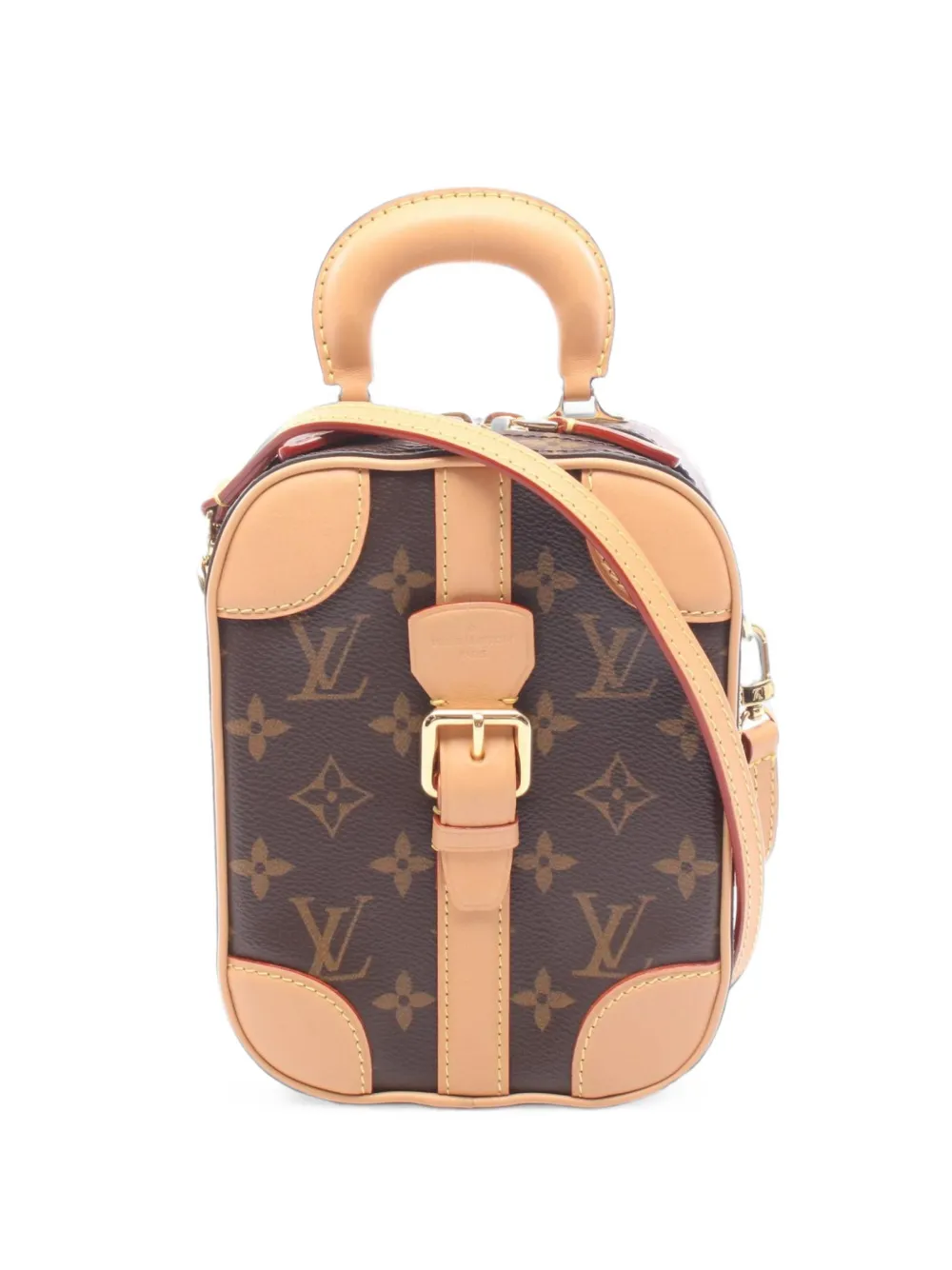 Louis Vuitton Pre-Owned Borsa tote Valisette Vertical con monogramma 2019 - Marrone