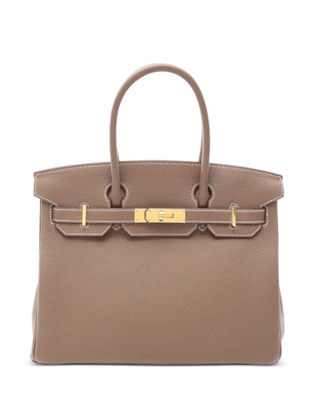 Hermès Pre-Owned 2026 30 Birkin leather tote bag - Grigio