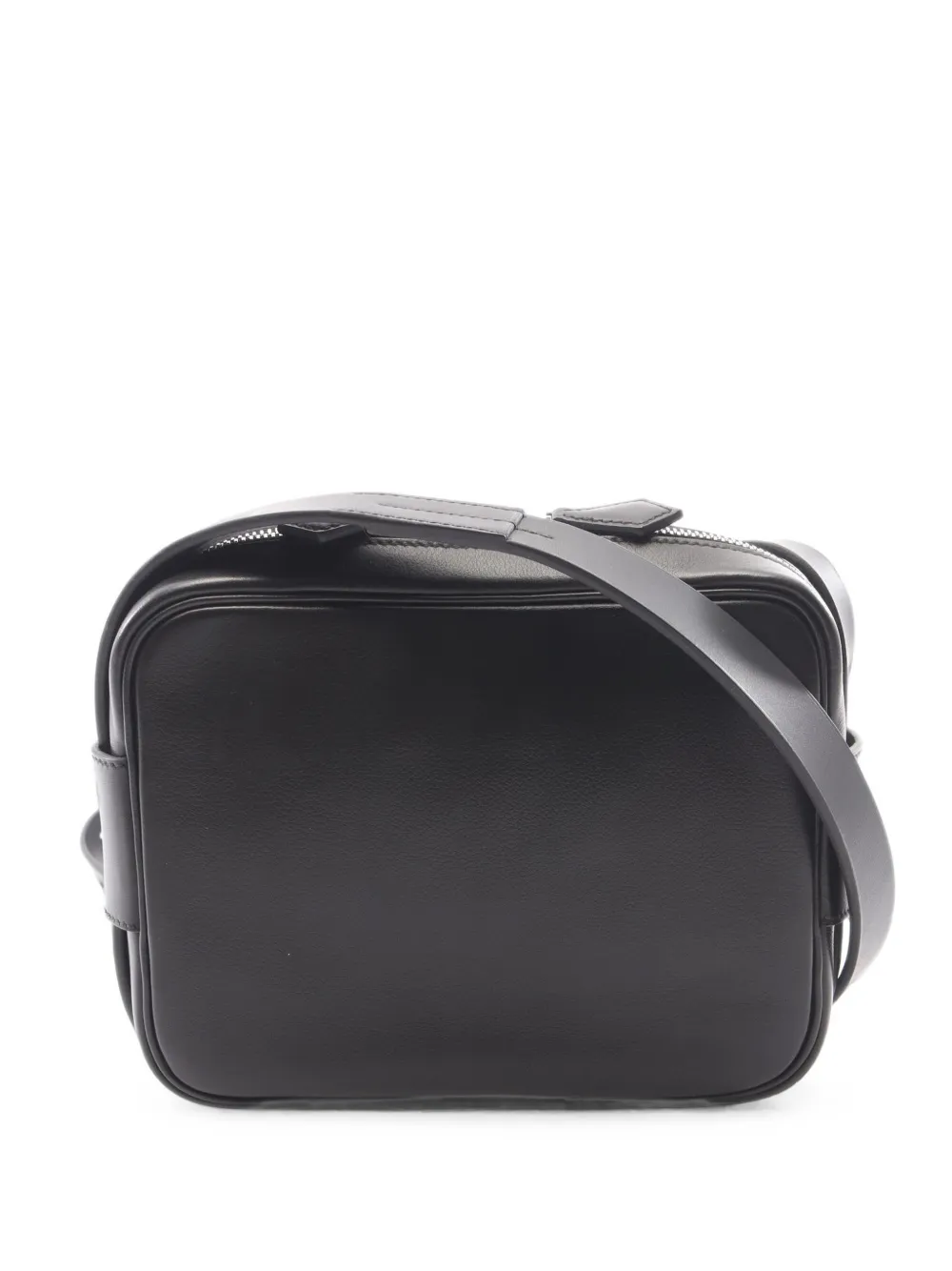 Hermès Pre-Owned leather messenger bag - Nero