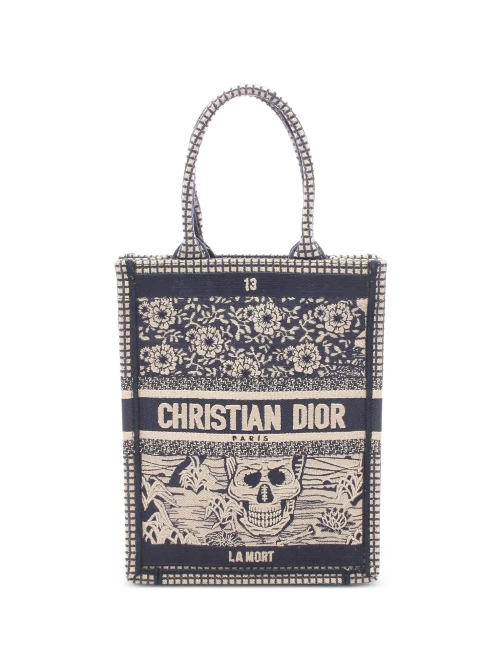 Christian Dior Pre-Owned 2000 Book Tote La Mort tote bag - Blau