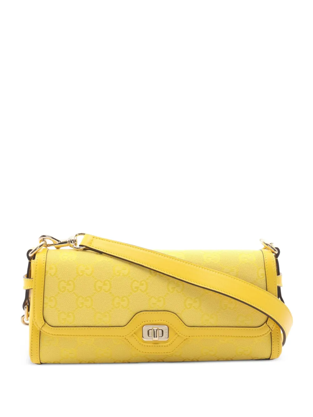 Gucci Pre-Owned Borsa a spalla Luce in tela GG anni 2010 - Giallo