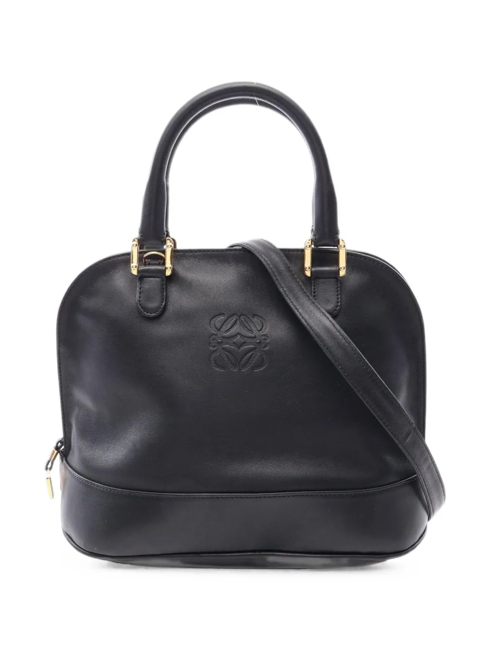 Loewe Pre-Owned 2010s Anagram leather tote bag - Schwarz