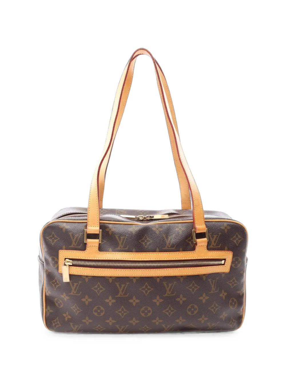 Louis Vuitton Pre-Owned 2002 GM Cité monogram-pattern shoulder bag - Braun