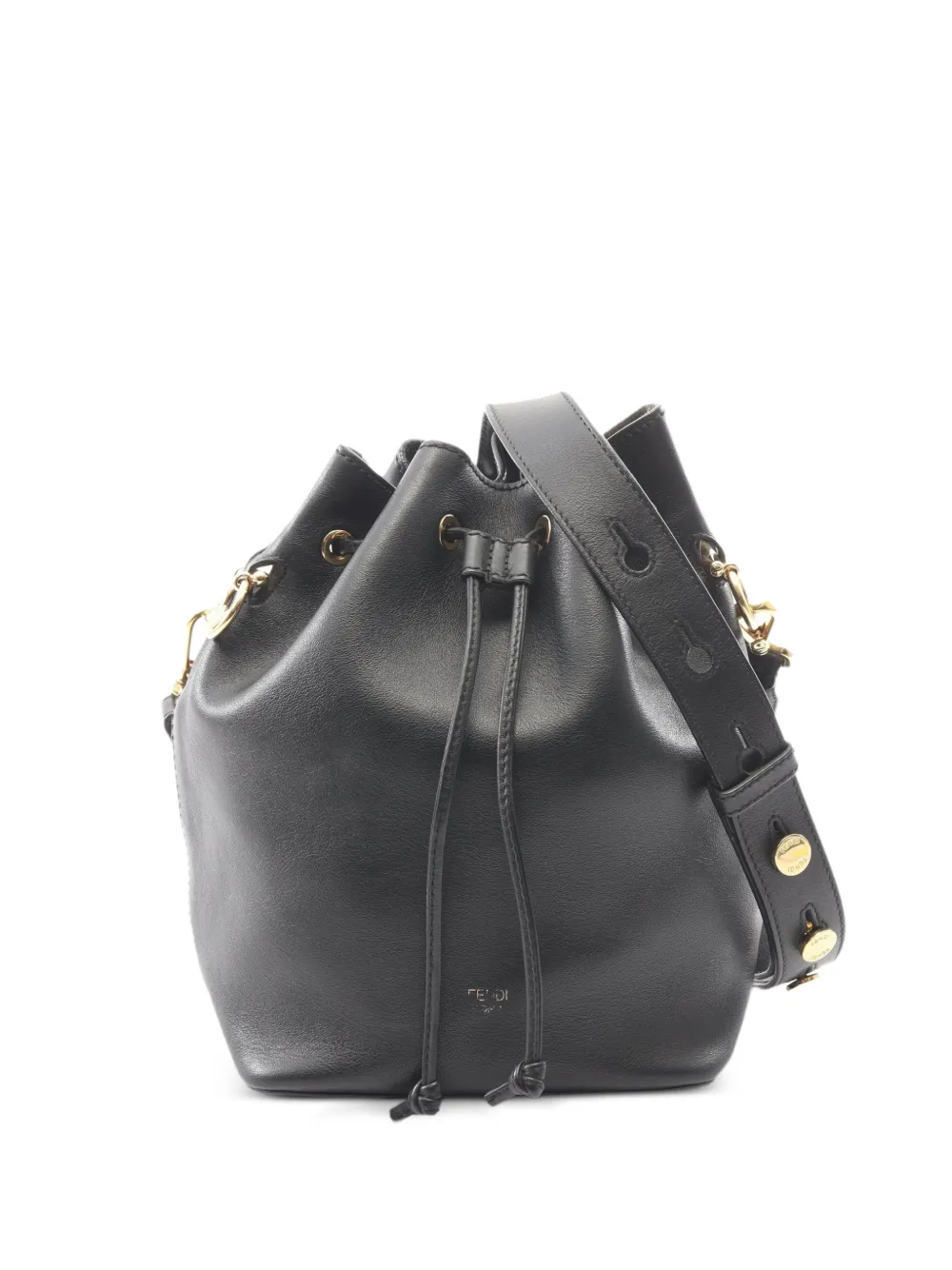 Fendi Pre-Owned Borsa a secchiello Montresor in pelle anni 2000 - Nero