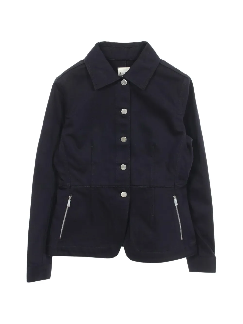 Hermès Pre-Owned 2020s Sellier button jacket - Blu