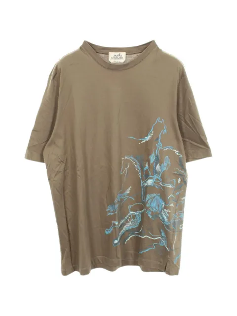 Hermès Pre-Owned T-shirt Cavalcade anni 2010